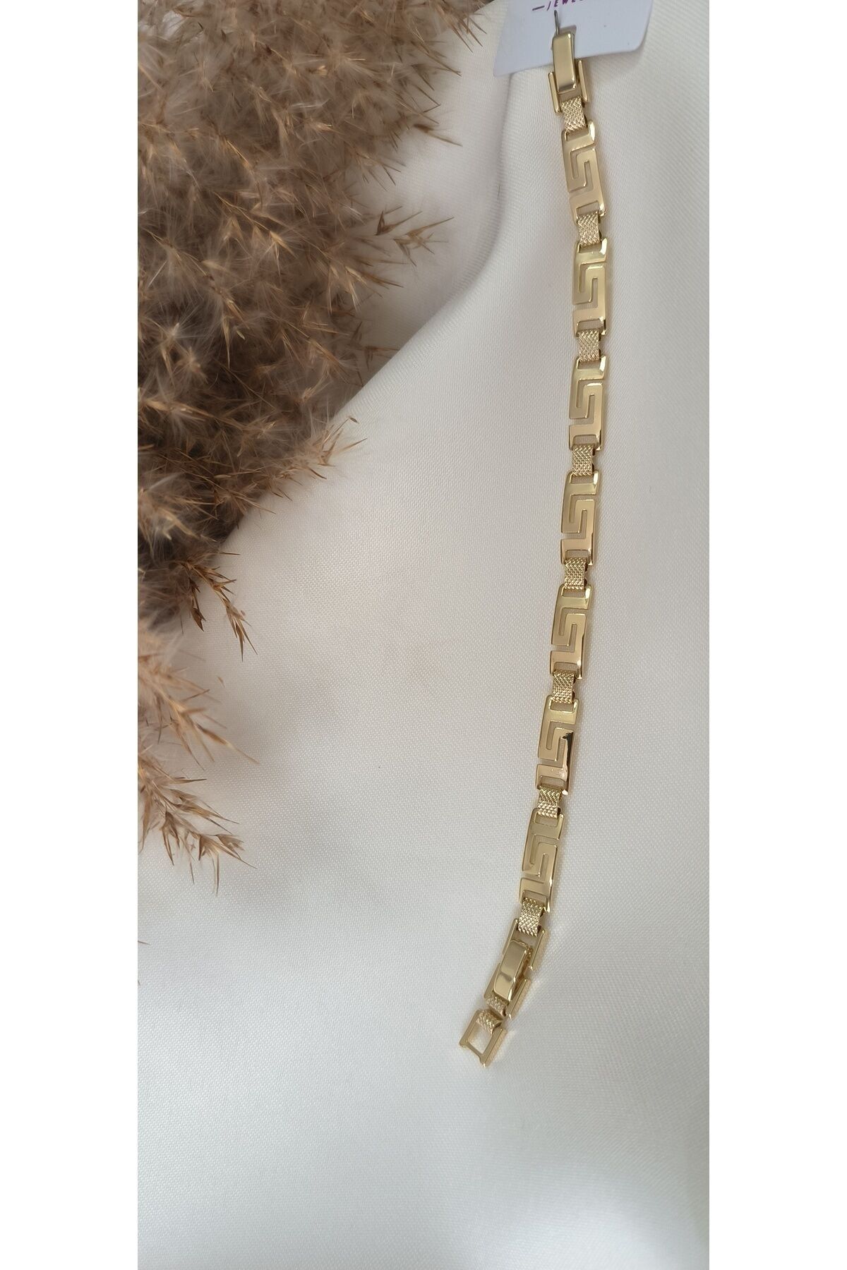 Vip grek modeli Model Bileklik Kararmaz 14K Rengindedir 17 +2cm