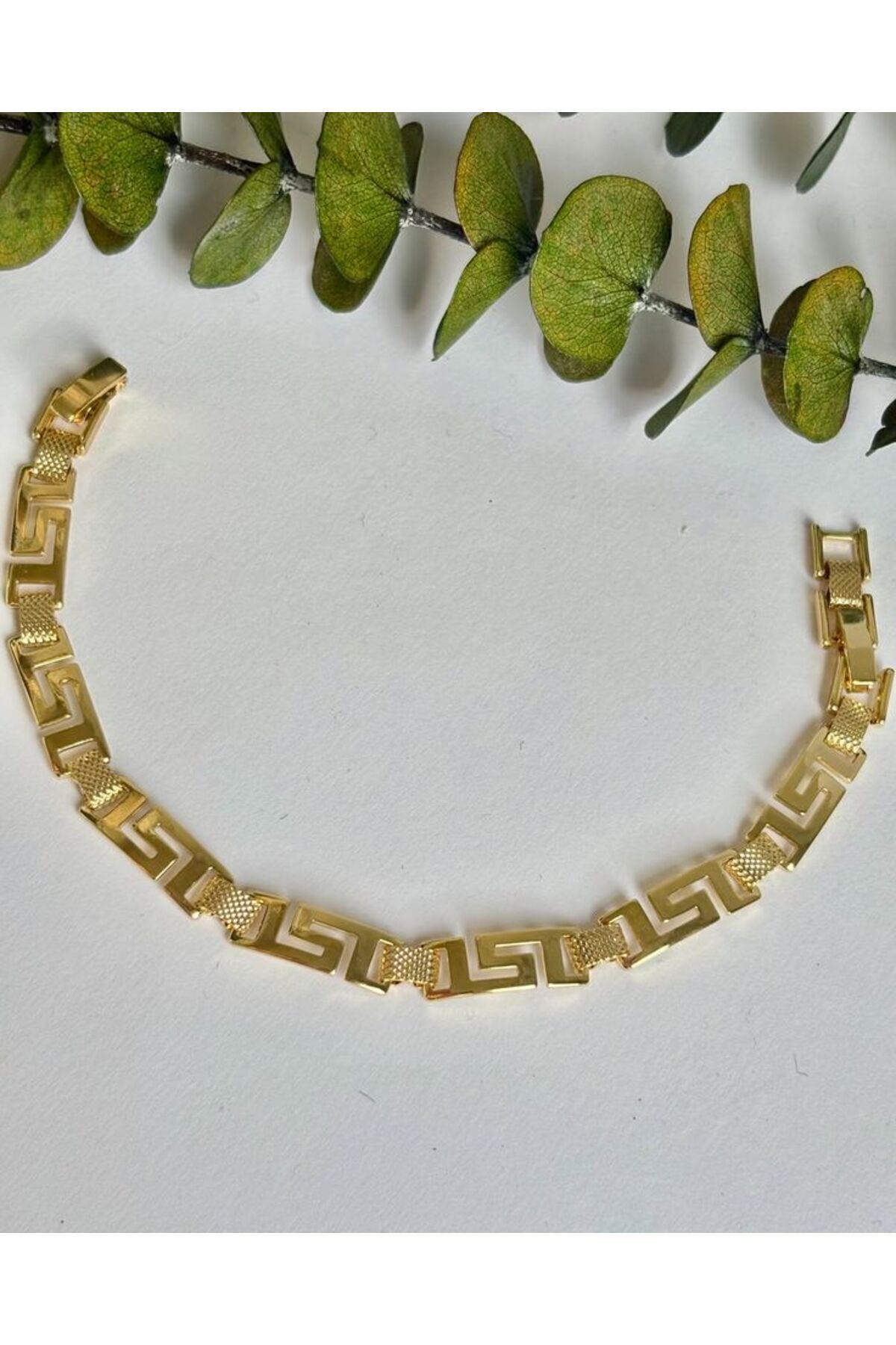 Xuping Marka 14k Altın Rengi Taşsız Kuyumcu Model Künye