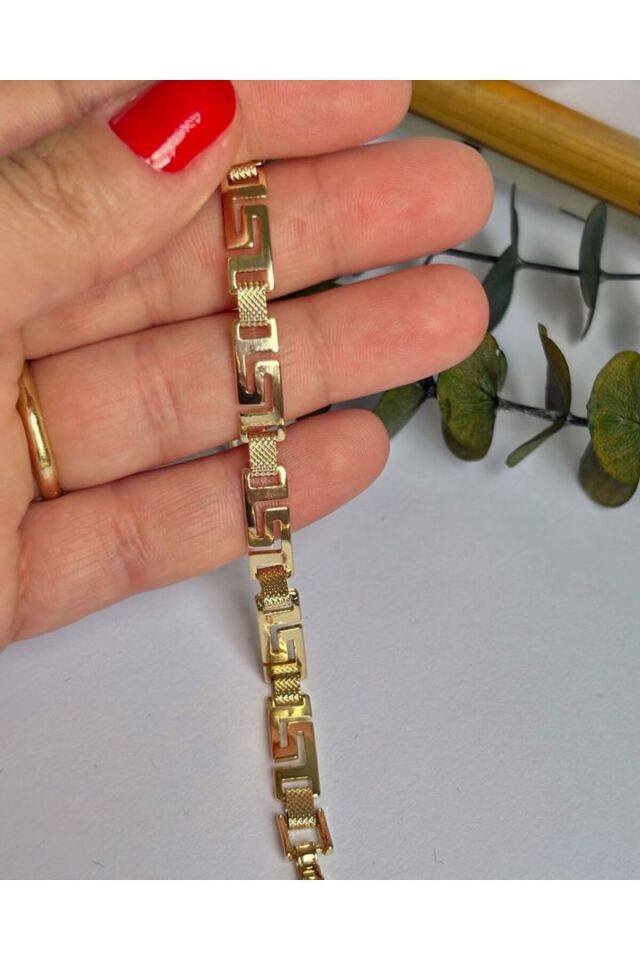 Xuping Marka 14k Altın Rengi Taşsız Kuyumcu Model Künye