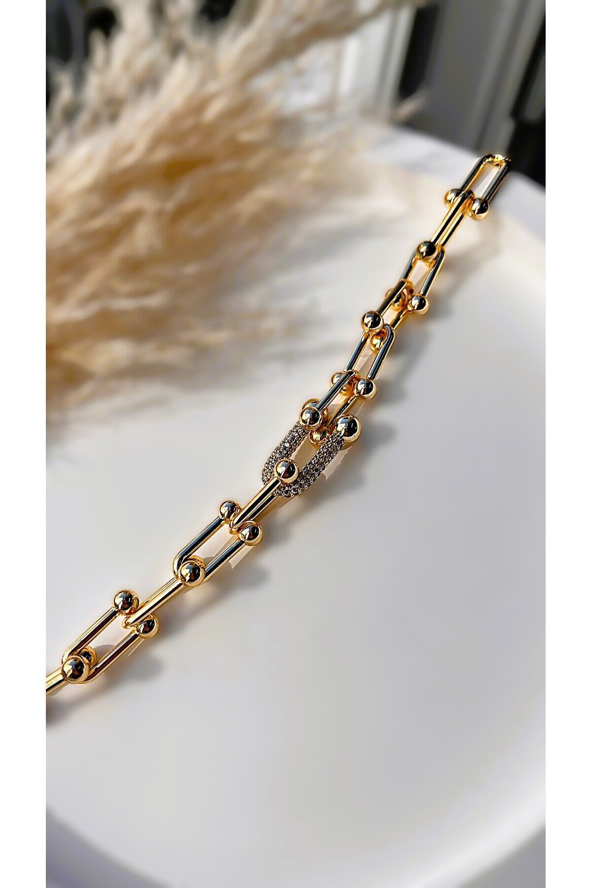 Zirkon taşlı yıldız künye