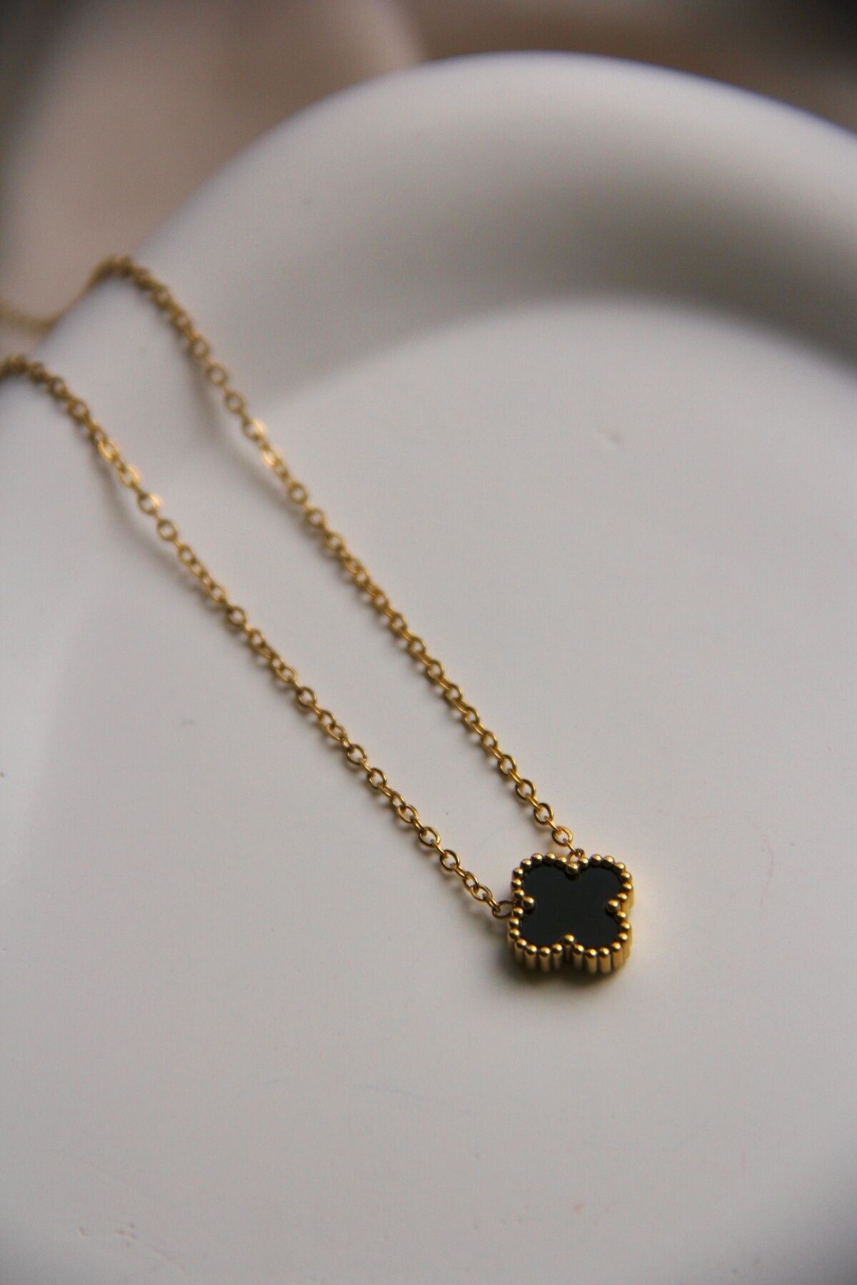 KOPYA - Marka Model Yonca Çelik Kolye