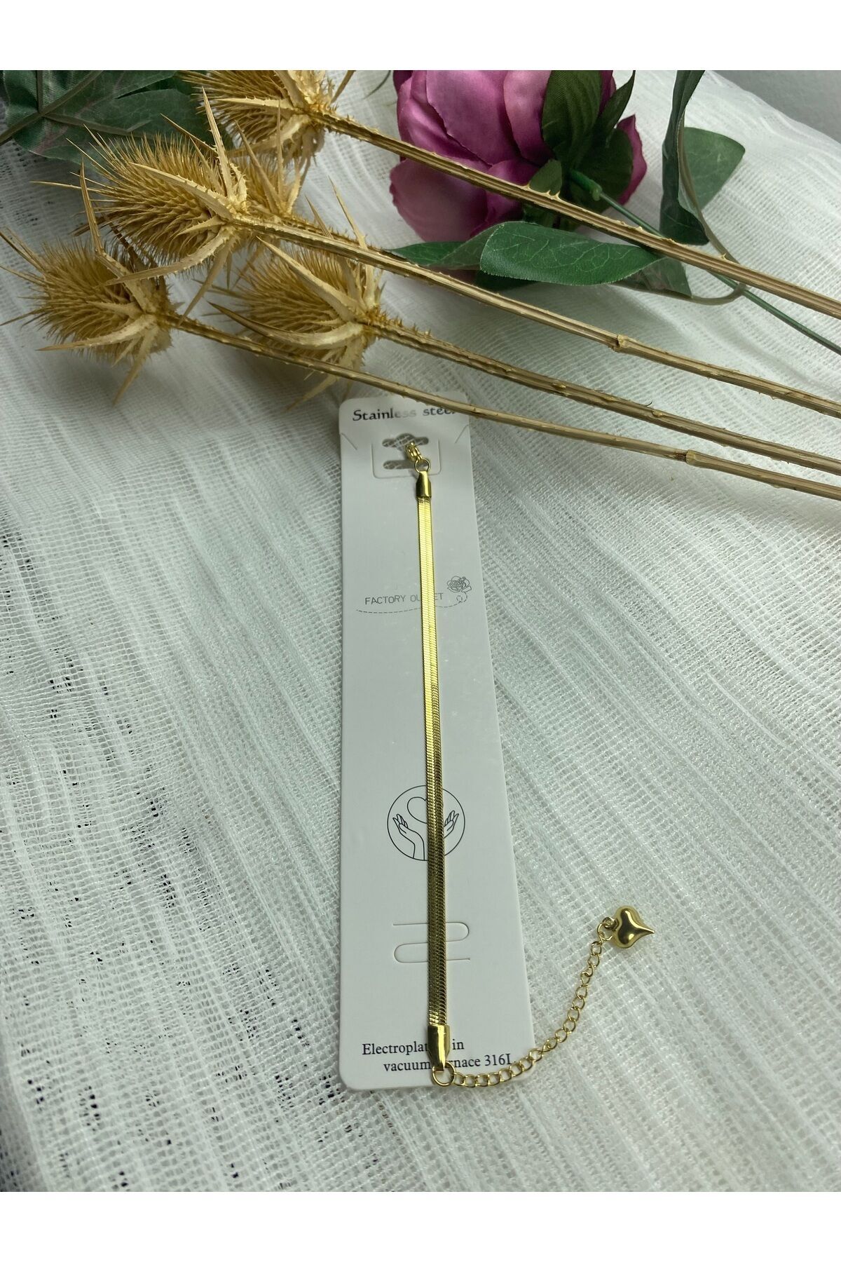 Sevgililer Gününe Özel Italyan Zincir Bileklik