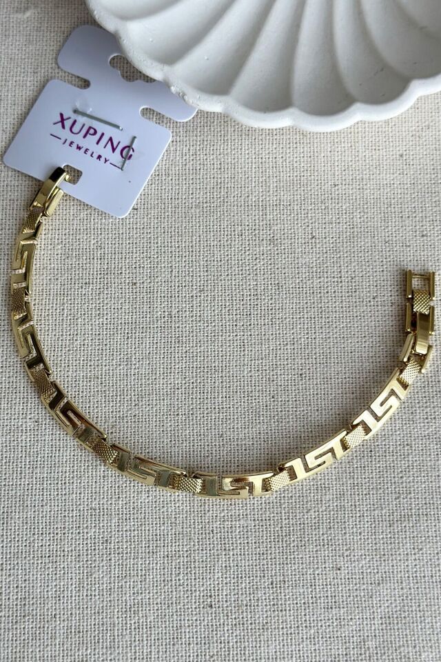Xuping 14 K 16 2 Cm Grek Kadın Bileklik Kararmaz Kadın Xuping Bileklik