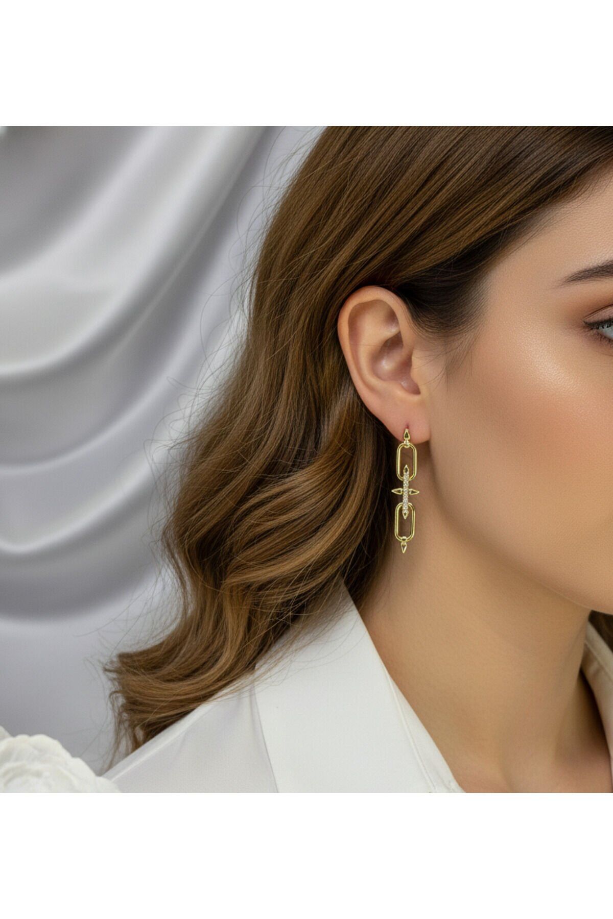 Minimalist Tiffa Küpe