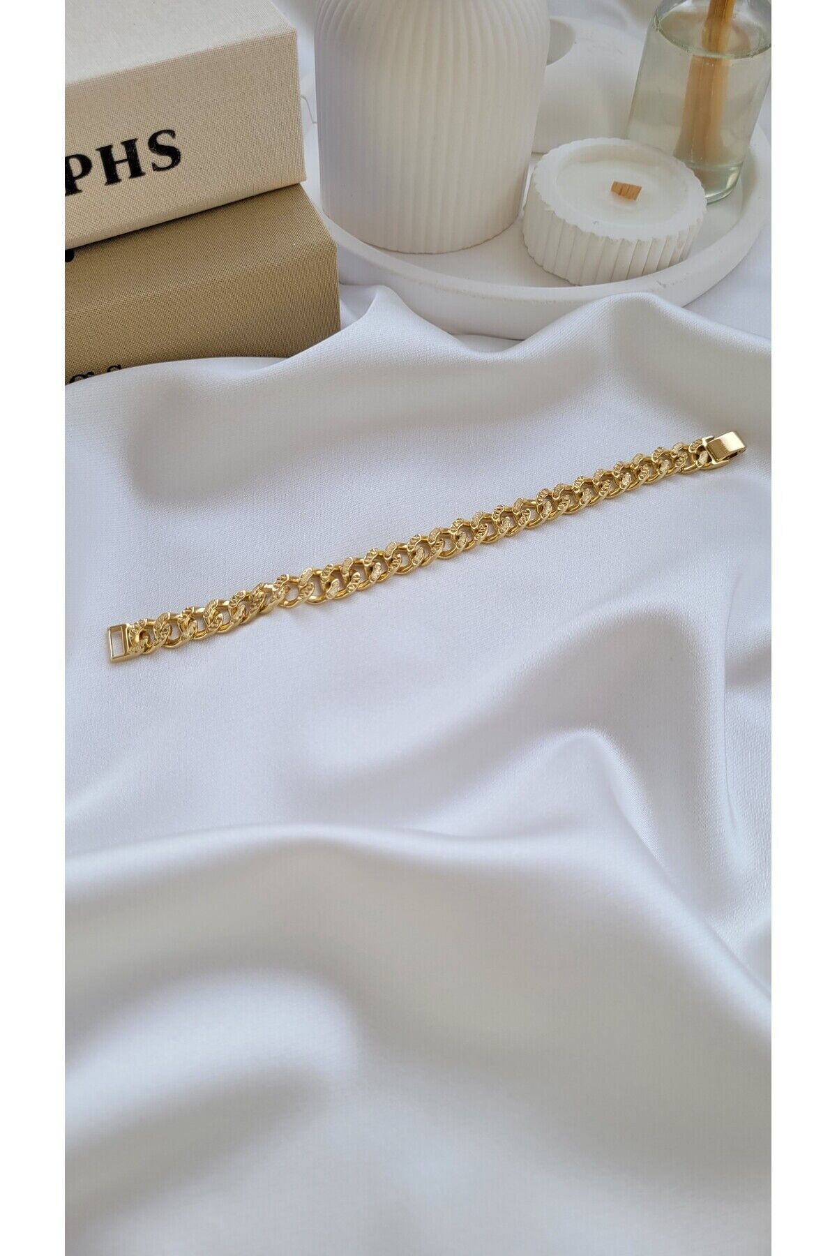 XUPING 14K KENDİNDEN DESENLİ ZİNCİR BİLEKLİK