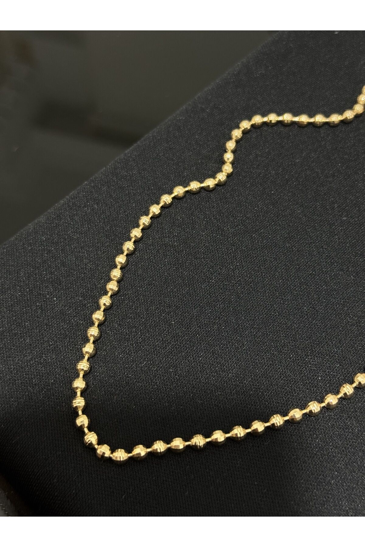 316L boncuk çelik kolye paslanmaz kararmaz