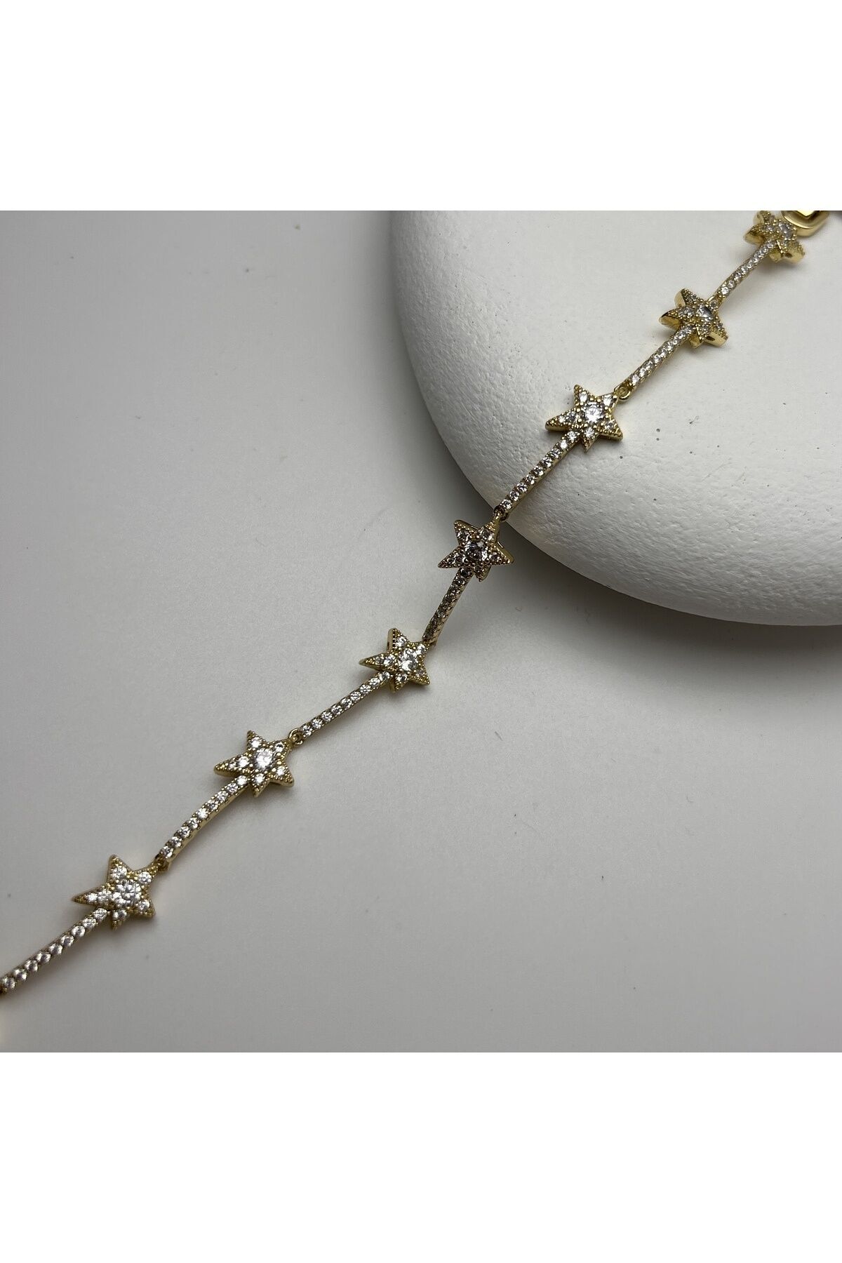 Xuping Gold Yıldız Taşlı Zarif Bileklik – Kadın Takı
