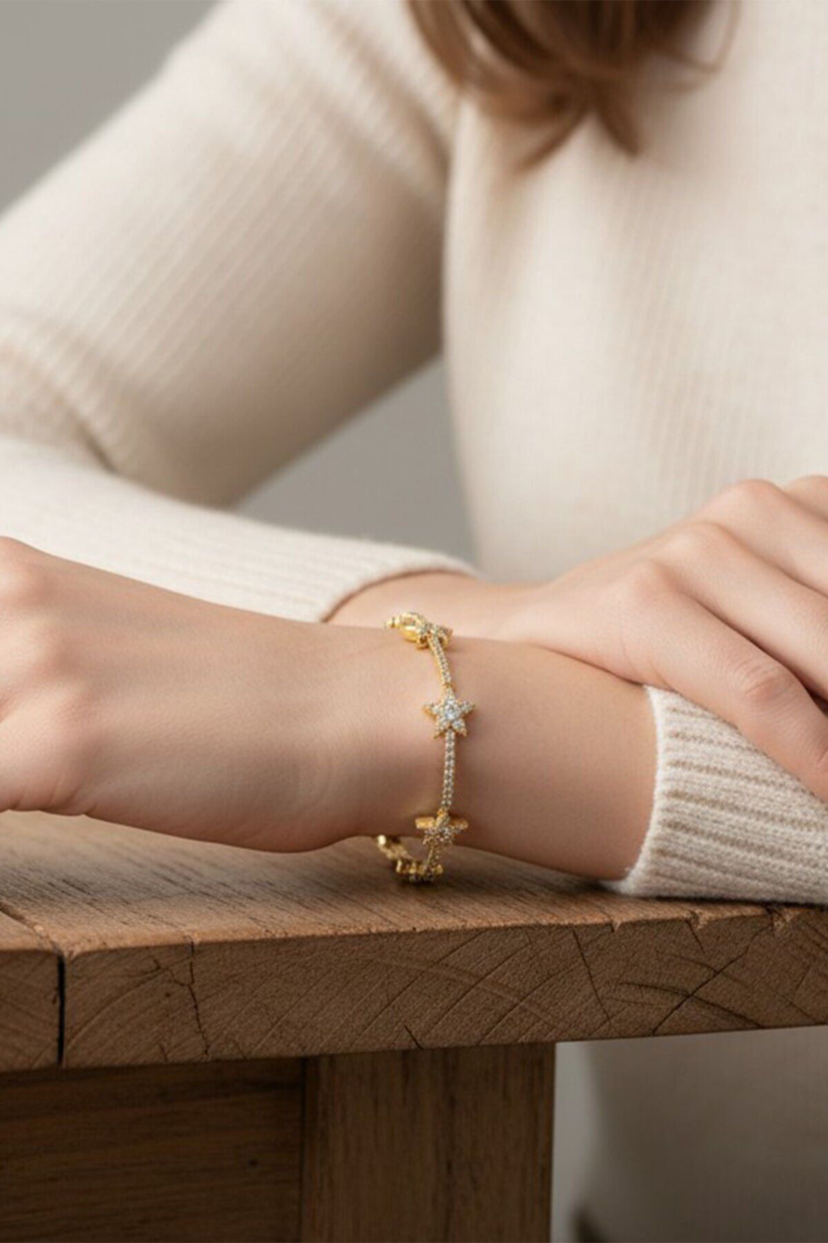 STİL İNCİSİ/XUPING JEWELRY YILDIZ ZİRKON TAŞLI BİLEKLİK
