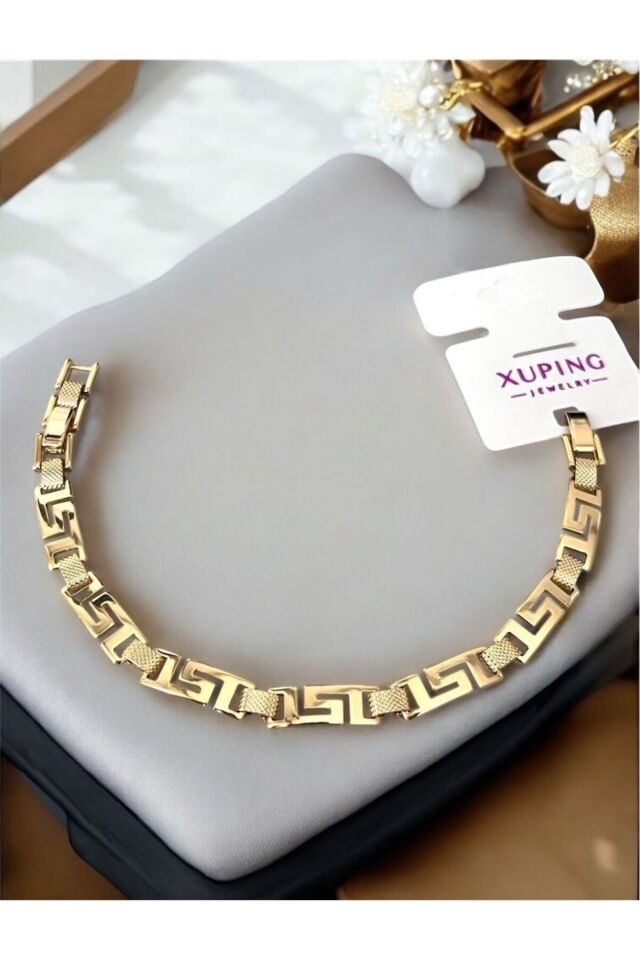 XUping 14 K 16+2 cm Grek Kadın Bileklik Kararmaz Çelik