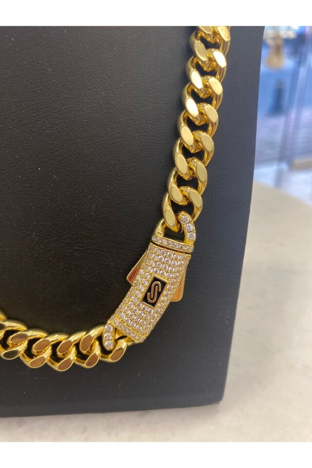 14K ALTIN KAPLAMA GURMET KOLYE