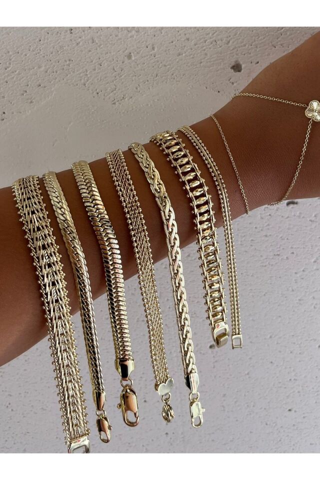 Xuping Marka Kuyum Model 14 K Renk Altın Kaplama Bileklik