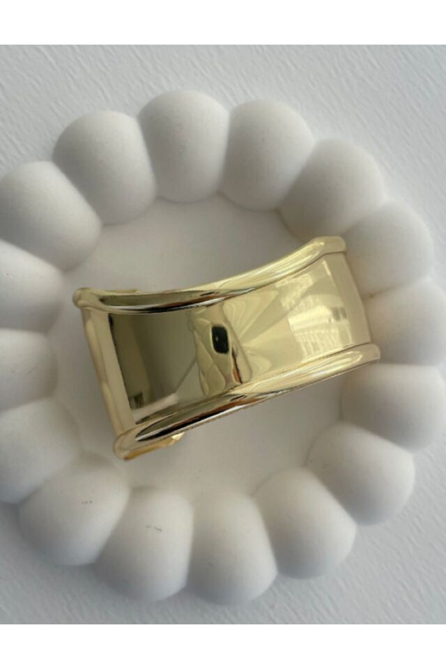 Minimalist Gold Kelepçe Bileklik