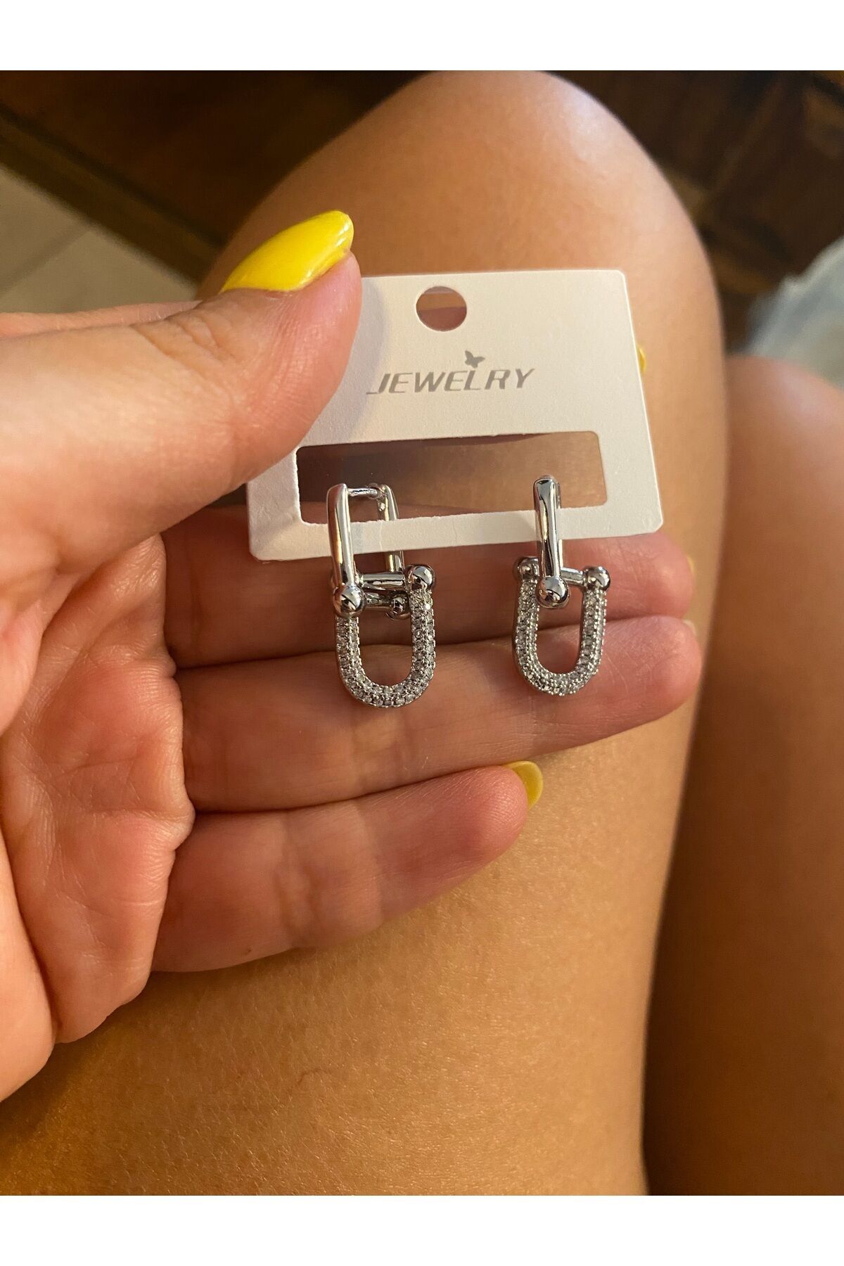 Sister Accessories Tıffany Model Küpe Gümüş Renk