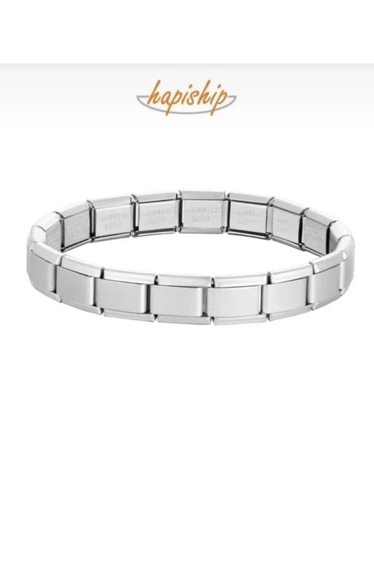 İtalyan Charm Bileklik Uniseks Çelik Bileklik Vip | Paslanmaz, Ayarlanabilir, Hediyelik Aksesuar