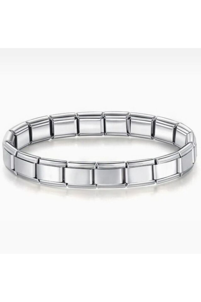 İtalyan Charm Bileklik Uniseks Çelik Bileklik Vip | Paslanmaz, Ayarlanabilir, Hediyelik Aksesuar