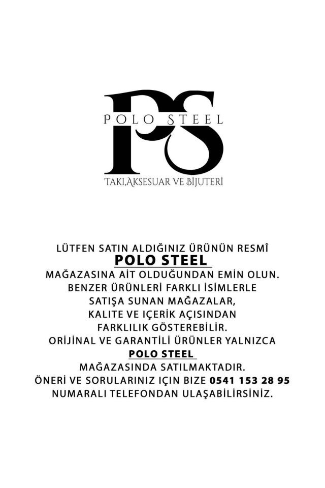 Y Form Renkli Taş Detaylı Trend Kolye (TEK EBAT 45CM-POLO STEEL)