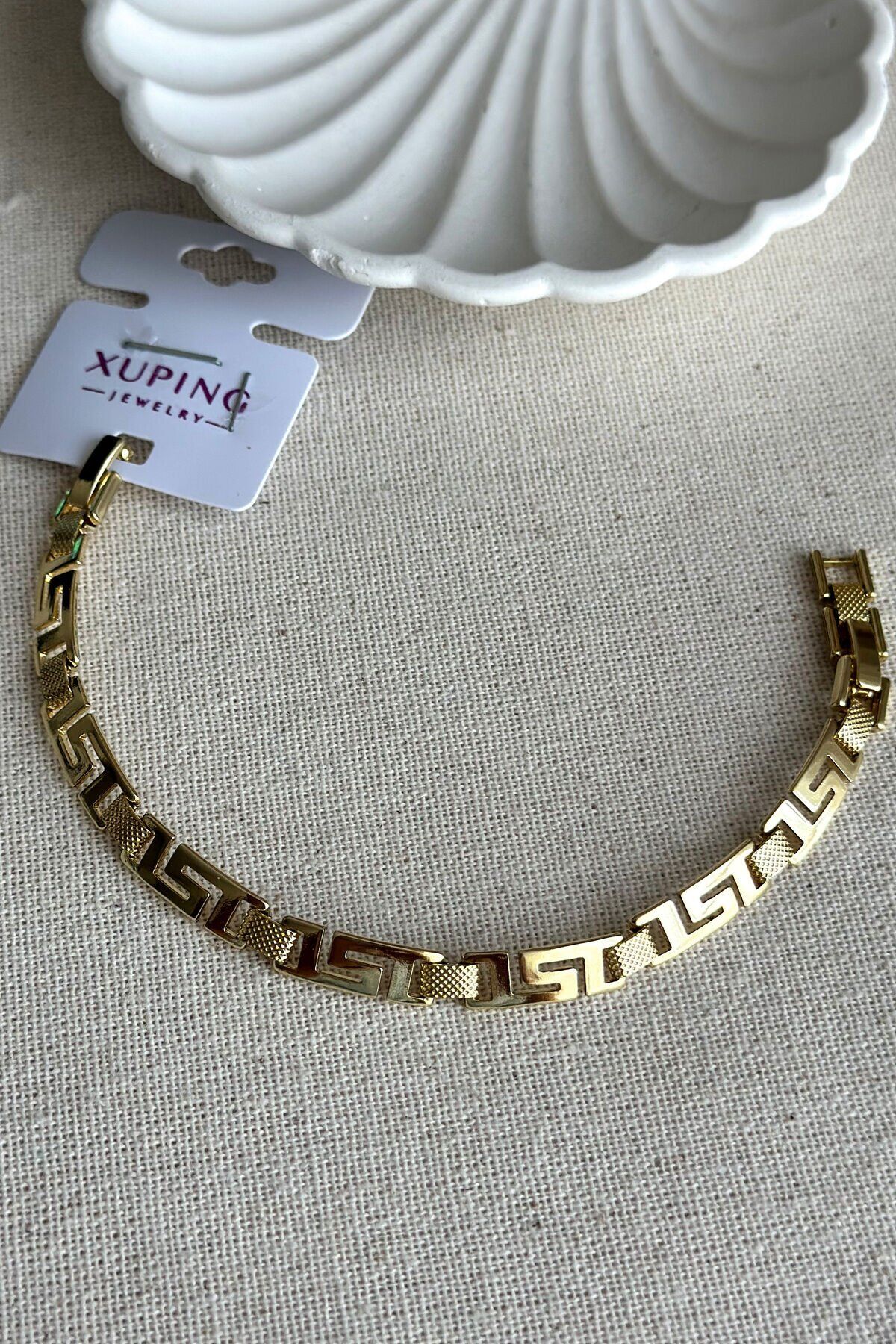 Xuping 14 K 16+2 Cm Grek Kadın Bileklik Kararmaz Kadın Xuping Bileklik