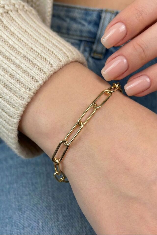 Xuping 14K 17+2 CM Ataş Kadın Bileklik Kararmaz Kadın Xuping Bileklik