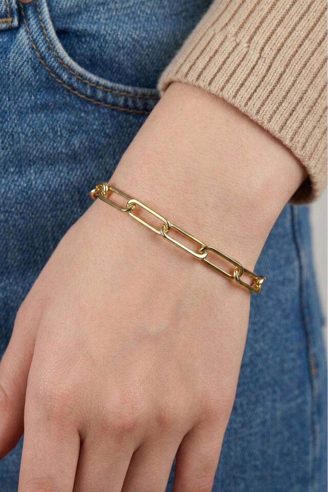 Xuping 14K 17+2 CM Ataş Kadın Bileklik Kararmaz Kadın Xuping Bileklik