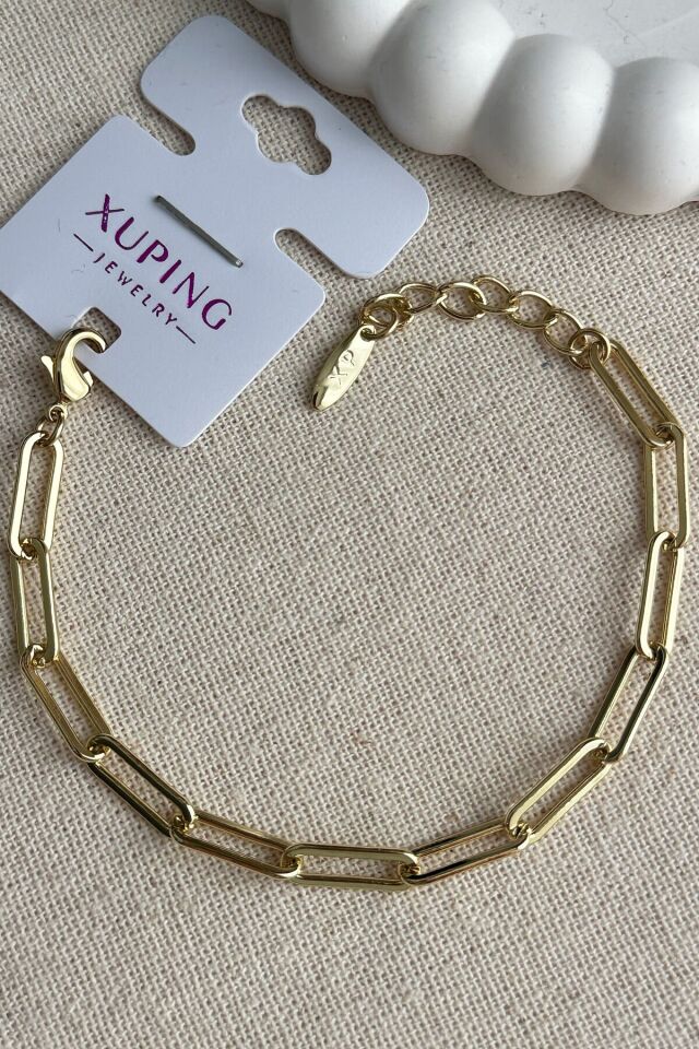 Xuping 14K 17+2 CM Ataş Kadın Bileklik Kararmaz Kadın Xuping Bileklik