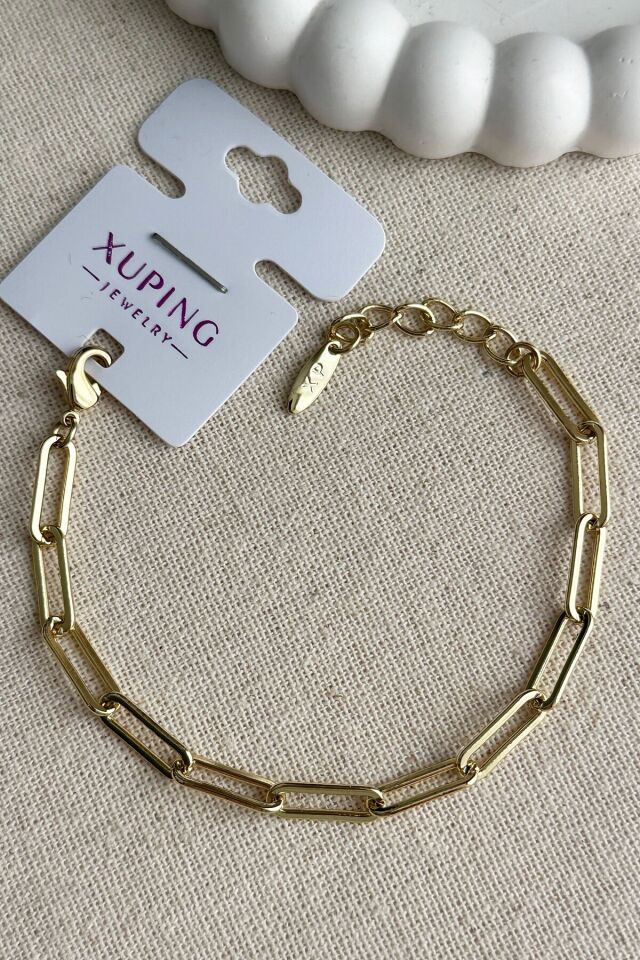 Xuping 14K 17+2 CM Ataş Kadın Bileklik Kararmaz Kadın Xuping Bileklik