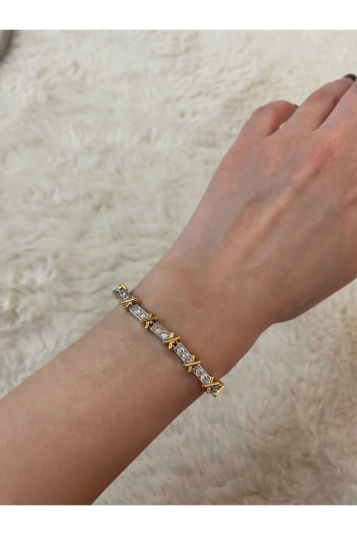 Xuping Çift Renk Bileklik