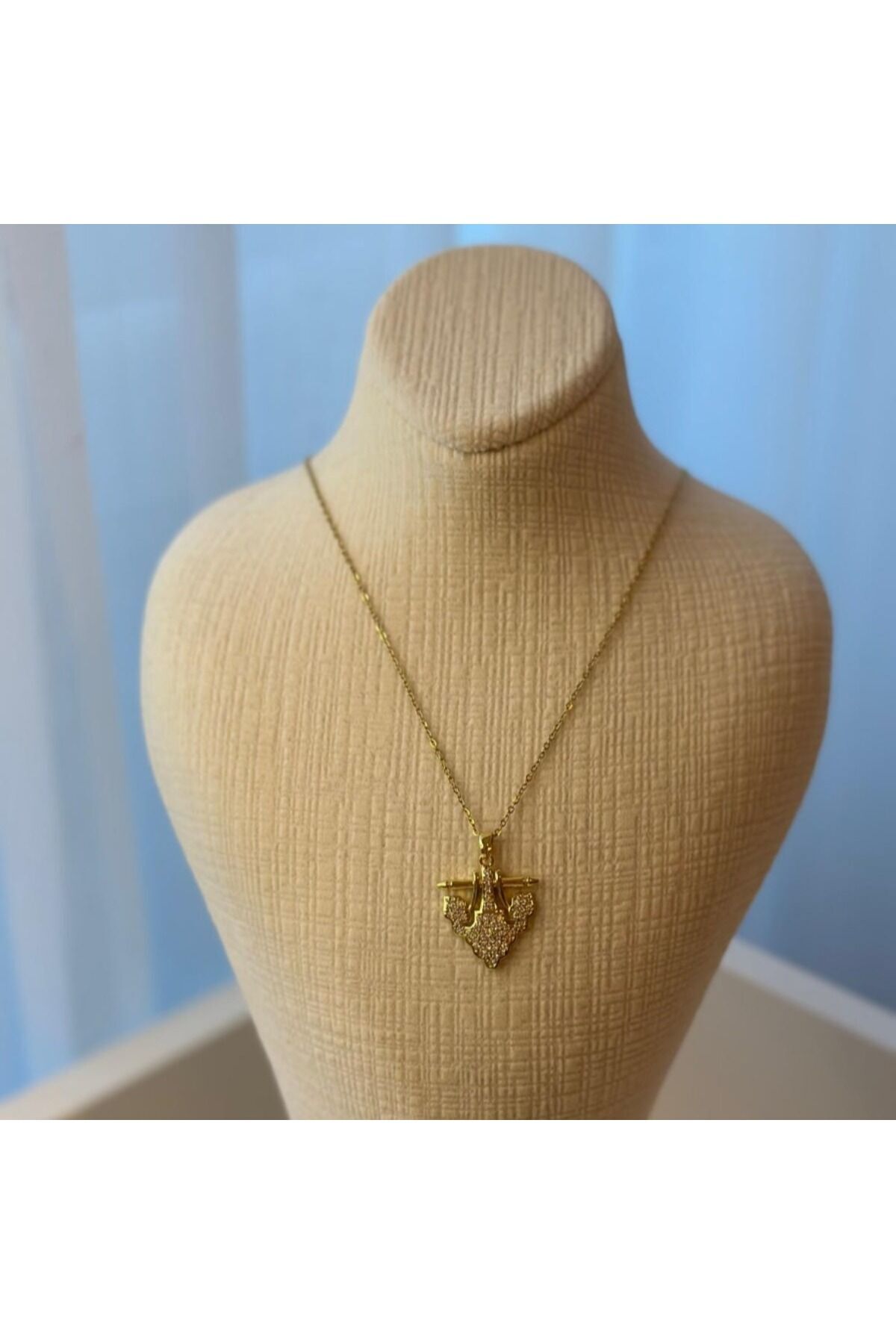 Nidosjewelry-Piramit Düz Kolye