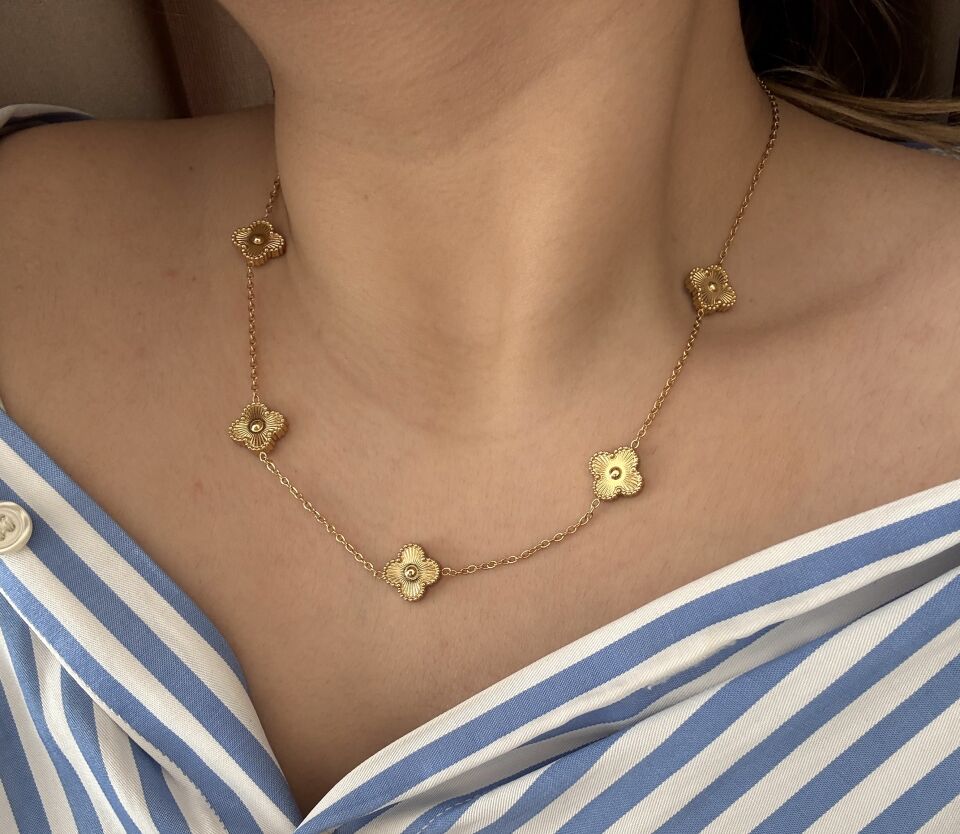Çelik Gold One  Kolye (50 CM)
