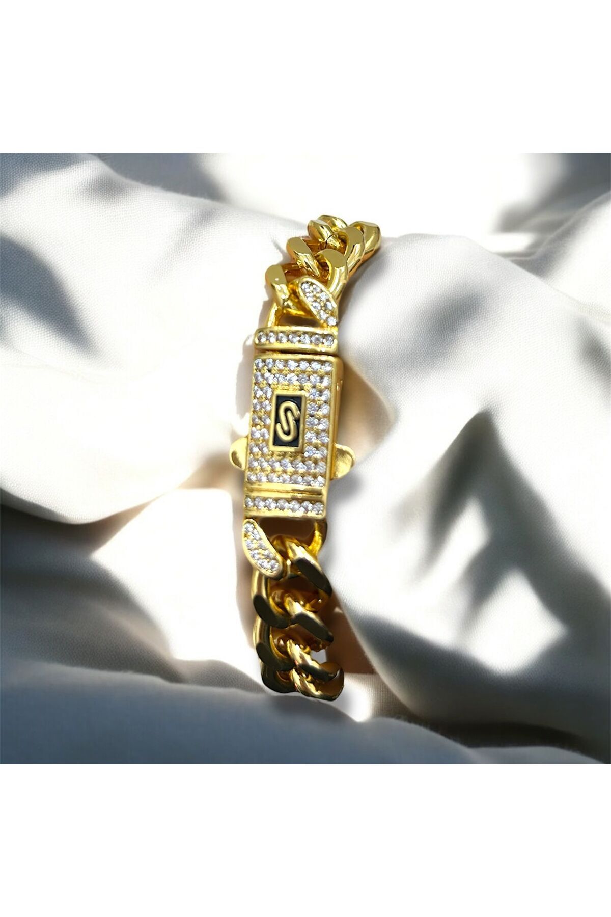 Monaco Taşlı Kilit Bileklik