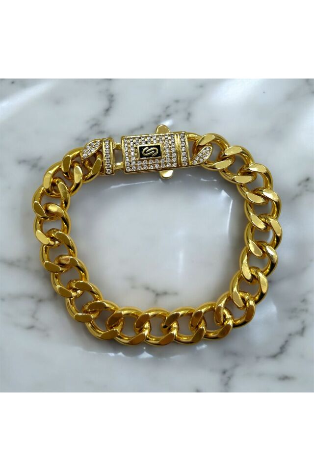 Monaco Taşlı Kilit Bileklik