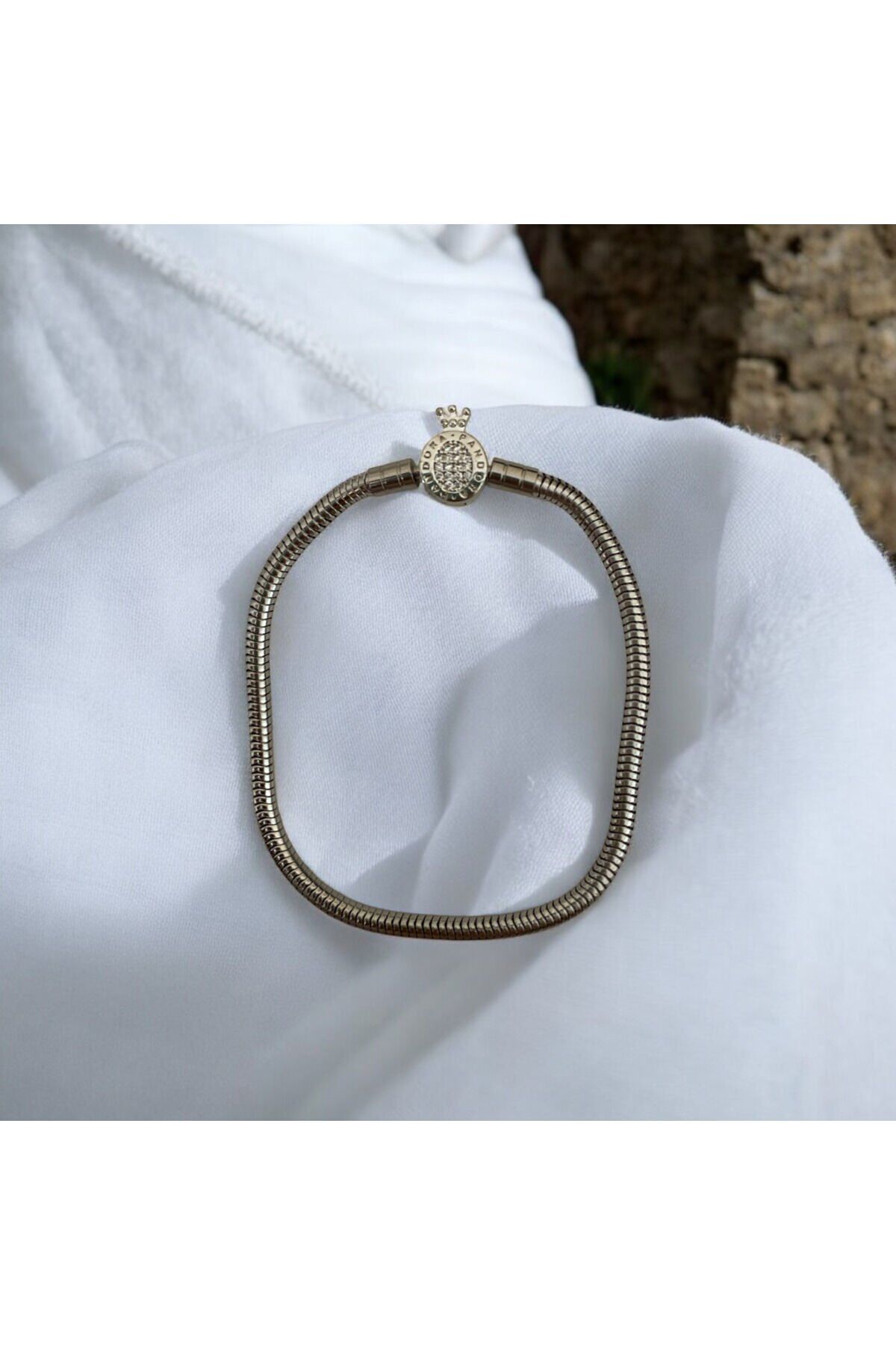 PNDR'M YAZILI  KLASİK CHARM TAŞIYICI BİLEKLİK