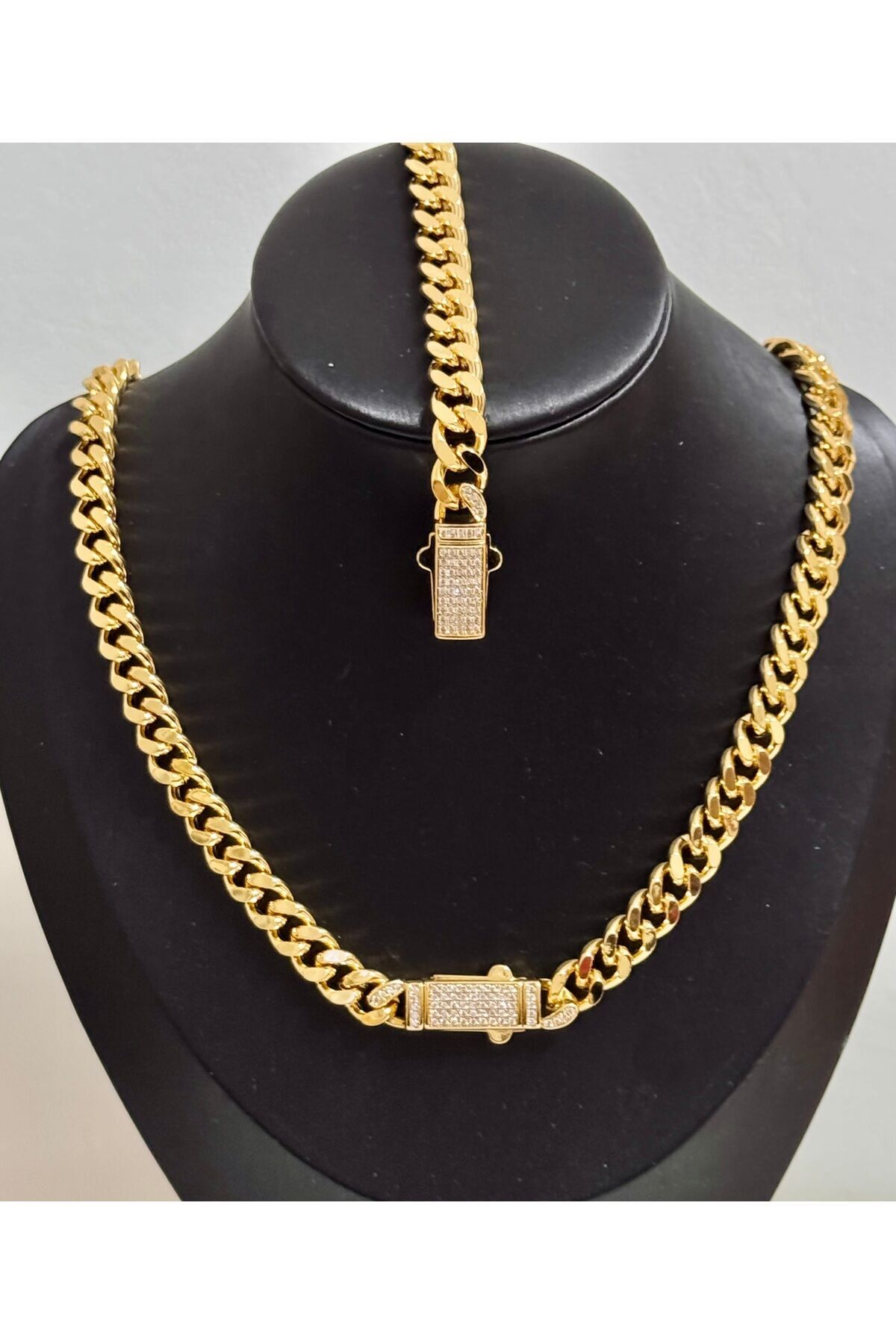 VİP SERİ GOLD GURMET KOLYE BİLEKLİK SET