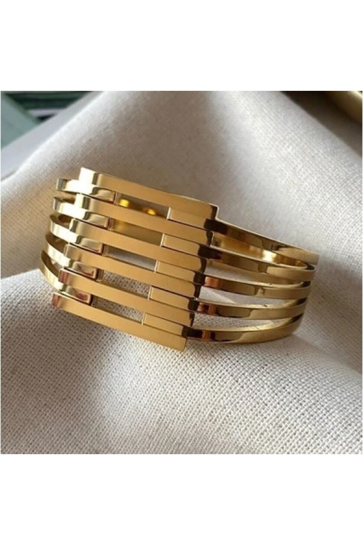 Çelik Kaburga Gold Kelepçe