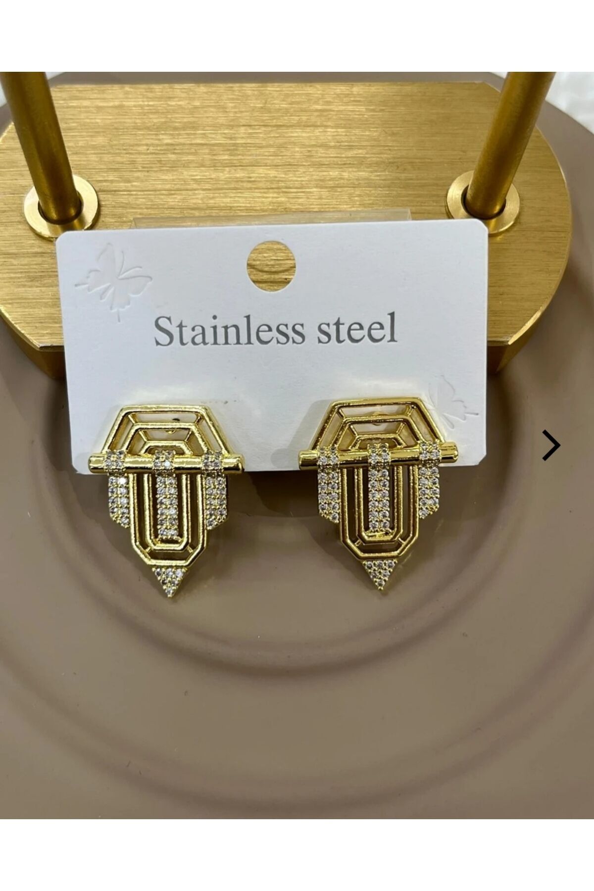 Çelik Gold Serenay Küpe