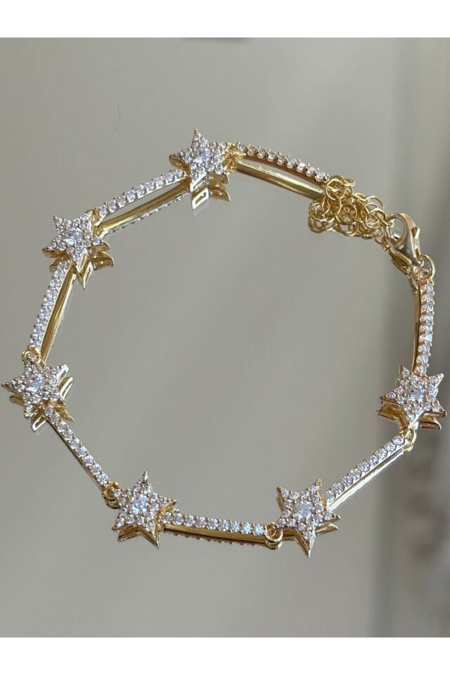 Küçük Yıldızlı Gold Bileklik