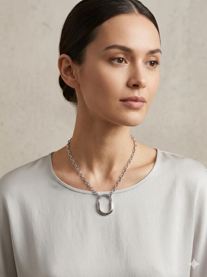 ÇELİK KADİN KOLYE