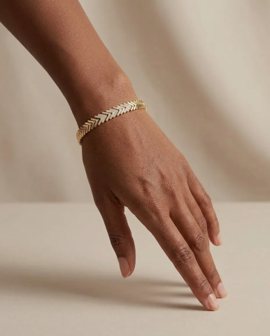 Xuping Altın Kaplama Zirkon Taşlı Çavuş Bileklik - Lüks Trend Bileklik Modeli