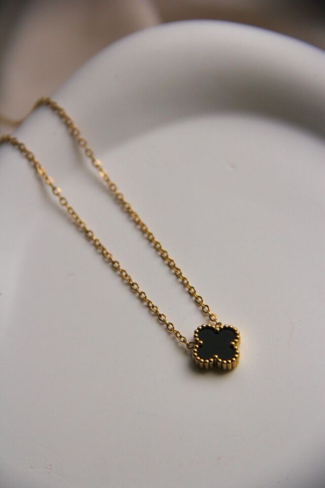 Külçe altın detaylı kolye