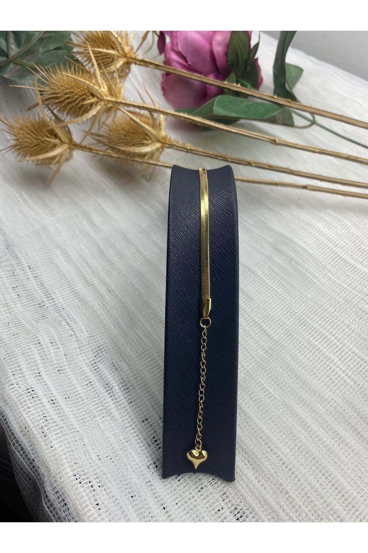 Xuping Marka Model Kararmaz Solmaz 14K Renginde Bileklik 18cm