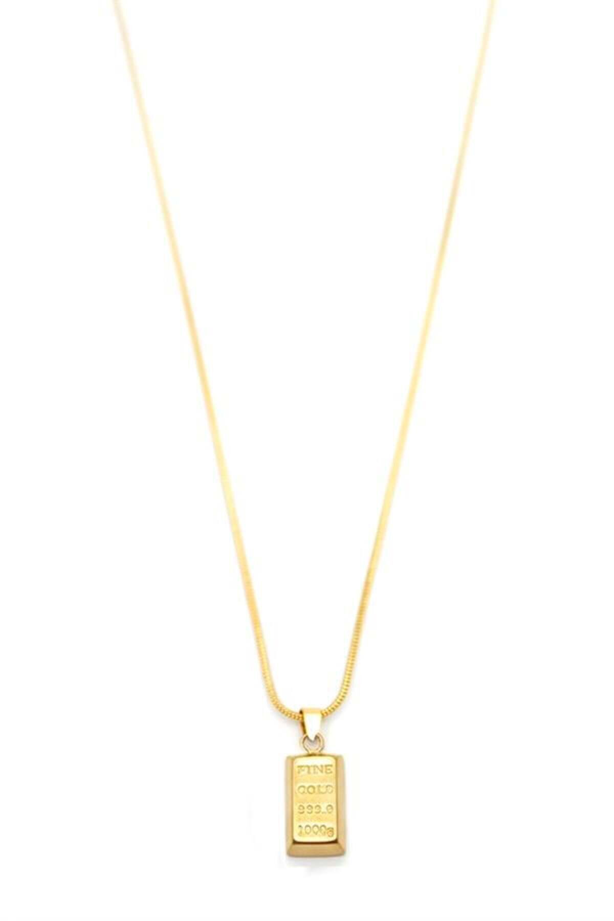 Külçe Altın Kolye - Altın