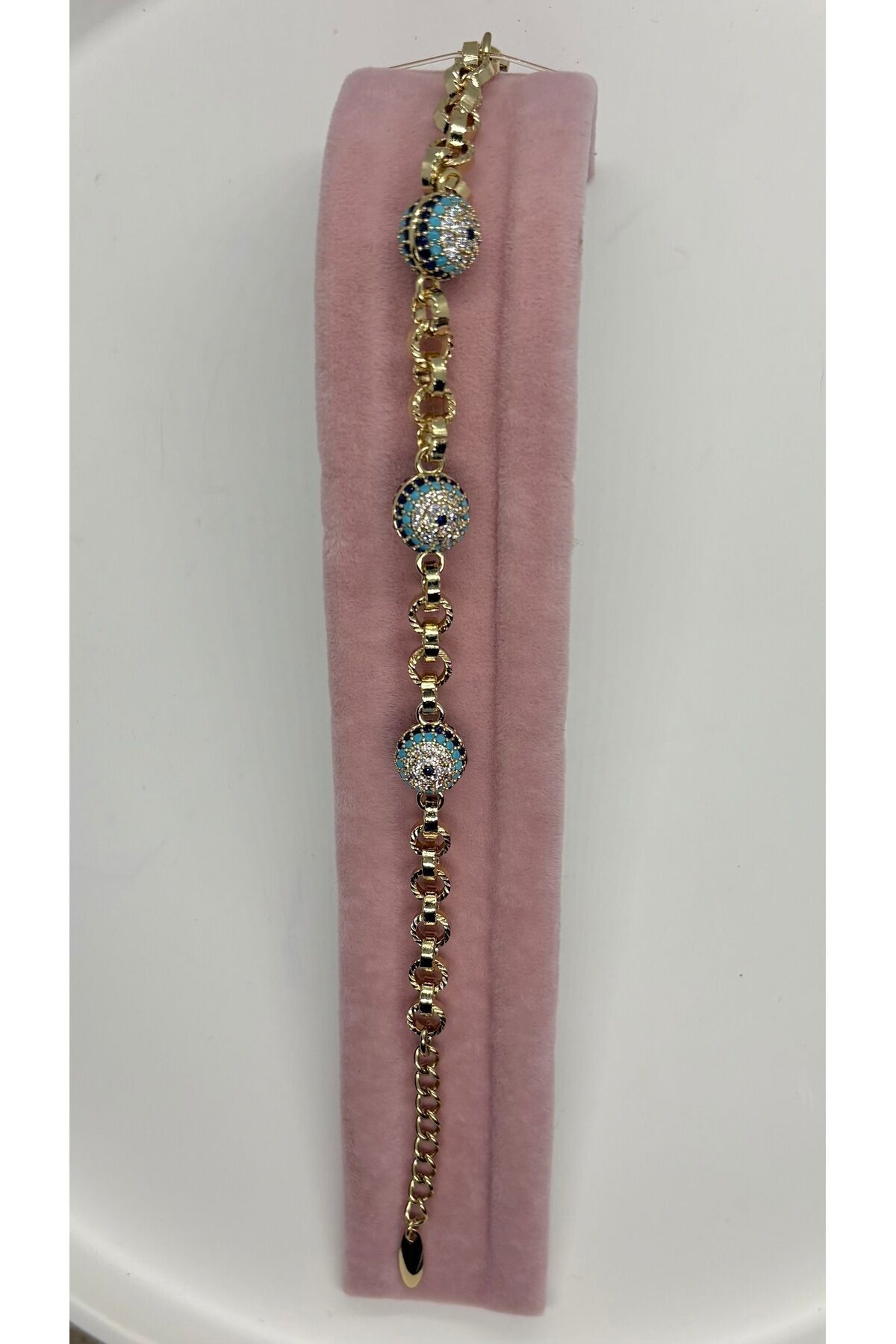 Sevgiliye Kız Arkadaşa Hediye BALKÜPÜ PETEK model Taşlı Su yolu Altın Gümüş Renk Bileklik 14 Şubat