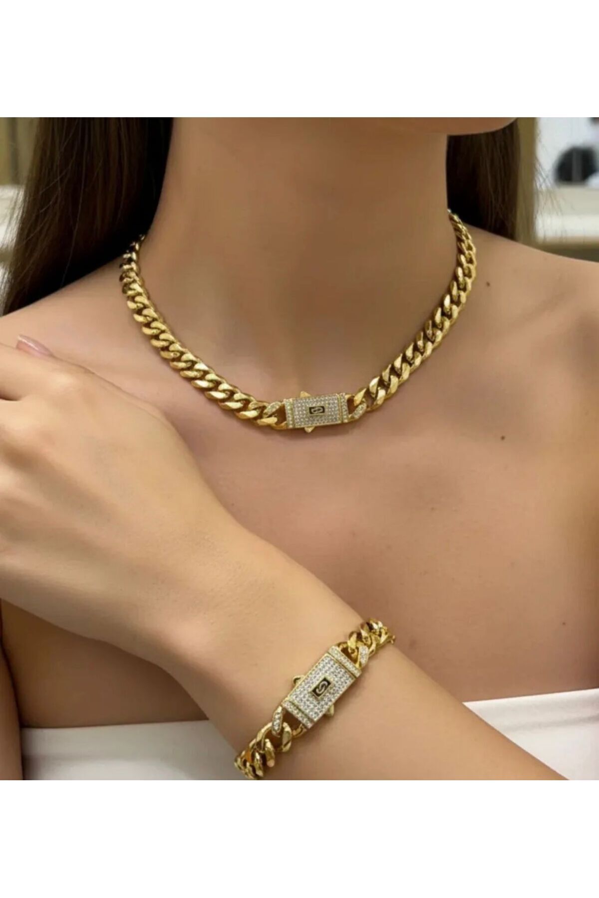 Çelik Altın Kaplama Gurmet Set