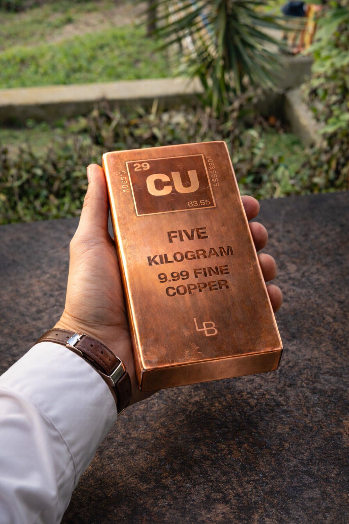 5 KG Bakır Külçe | Saf Bakır | Sertifikalı | Özel Ambalajlı