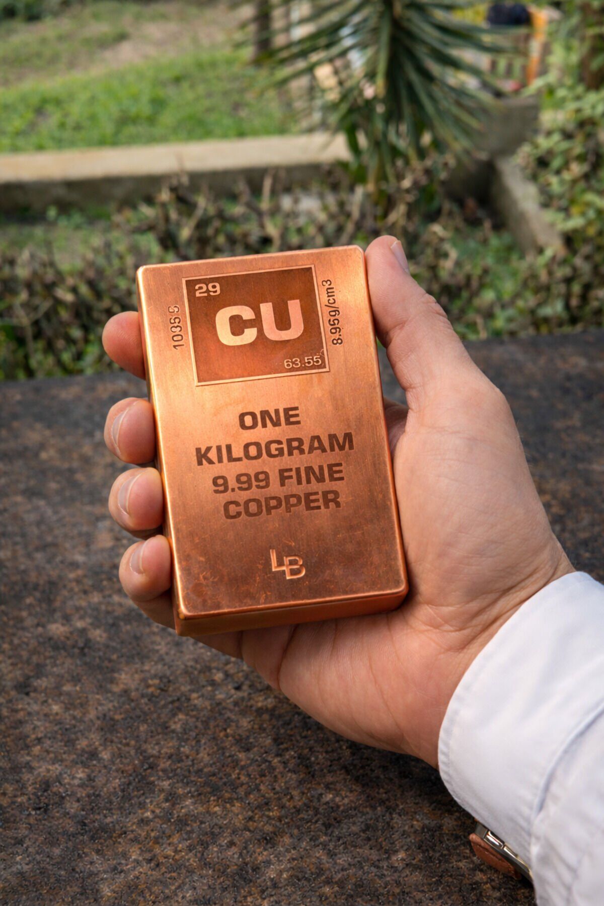 1 KG Saf Bakır Külçe – Sertifikalı & Özel Ambalajlı