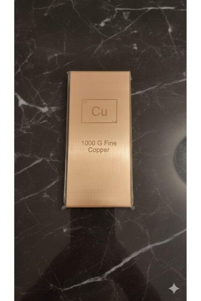 Bakır, Külçe Bakır, 1 KG Copper (Cu) 999,9 Külçe Bakır