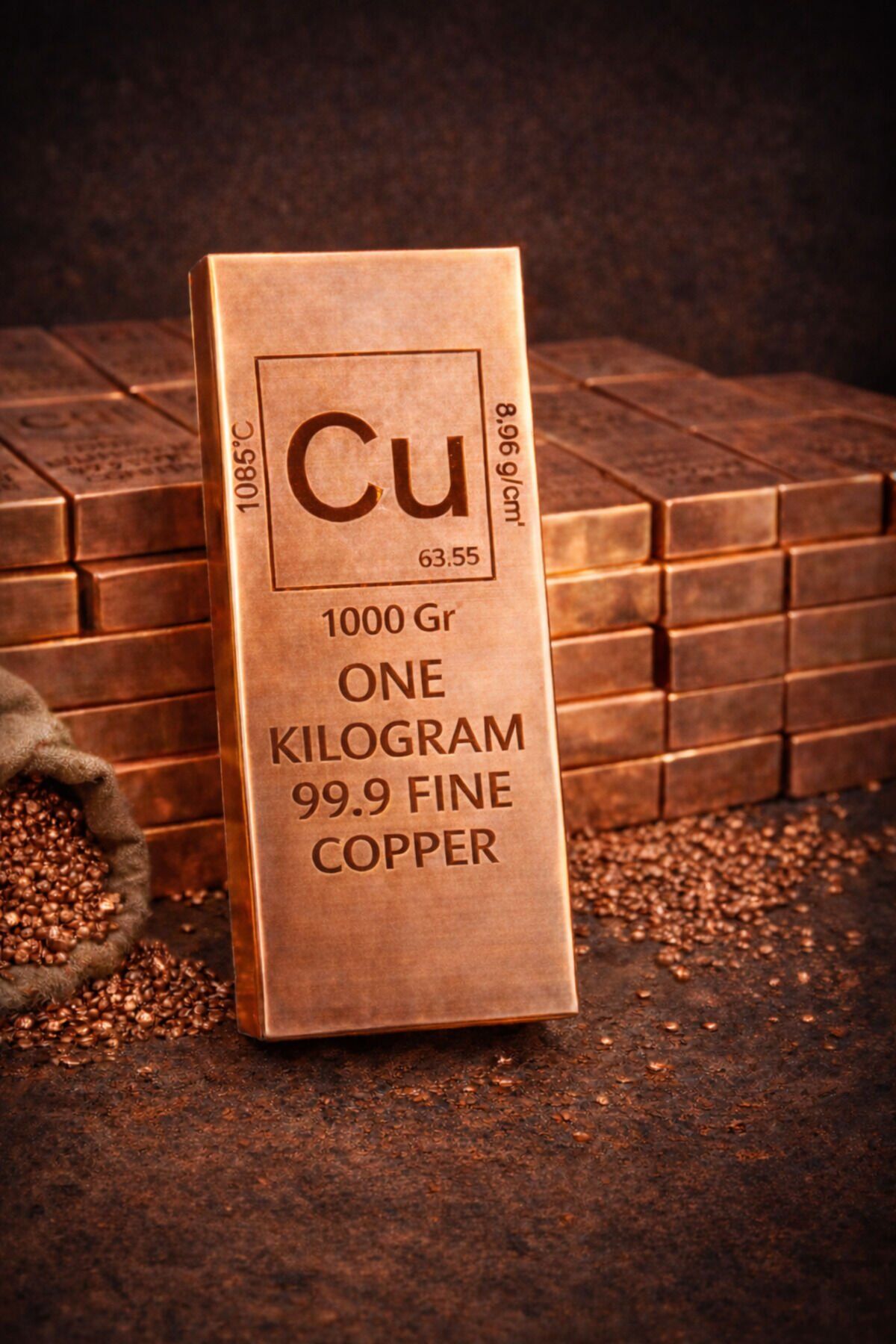 YATIRIMLIK BAKIR KÜLÇE 1KG | %99.9 SAFLIKTA