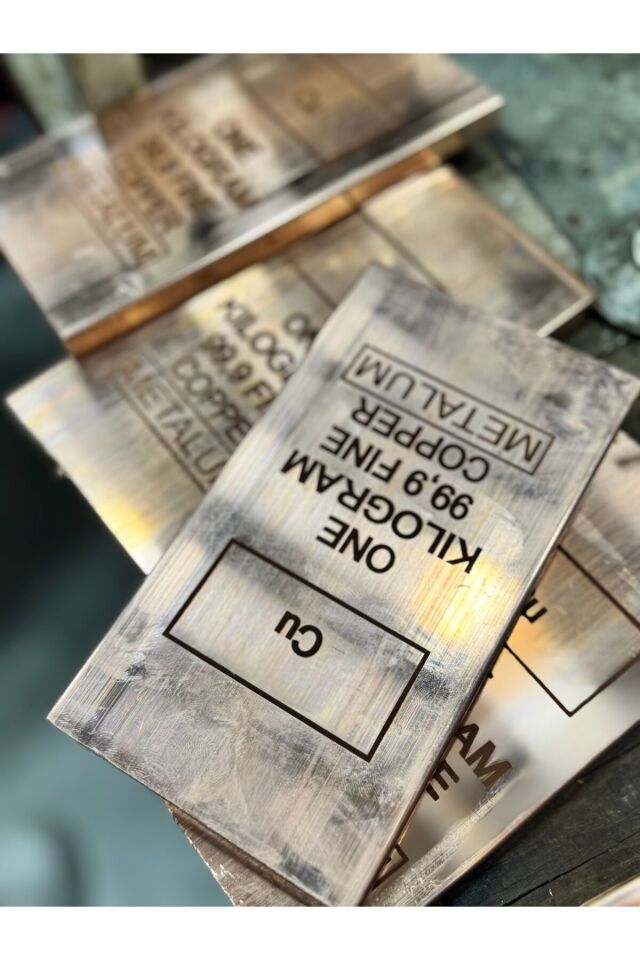 1 KG Saf Bakır Külçe | %99,9 Saflık | Fiziki Bakır