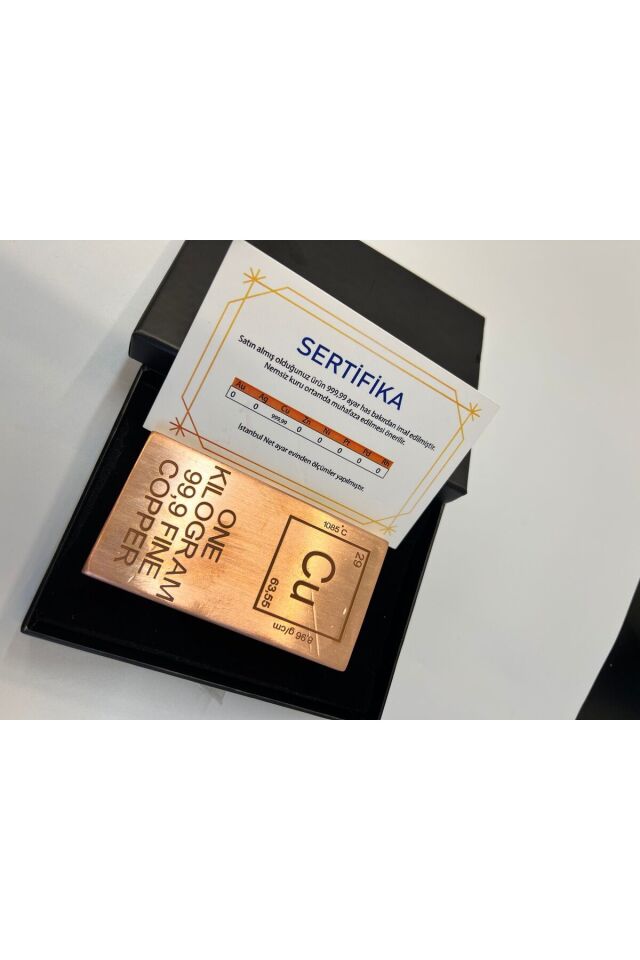 1 KG Saf Bakır Külçe %99,9 | Bakır Metal