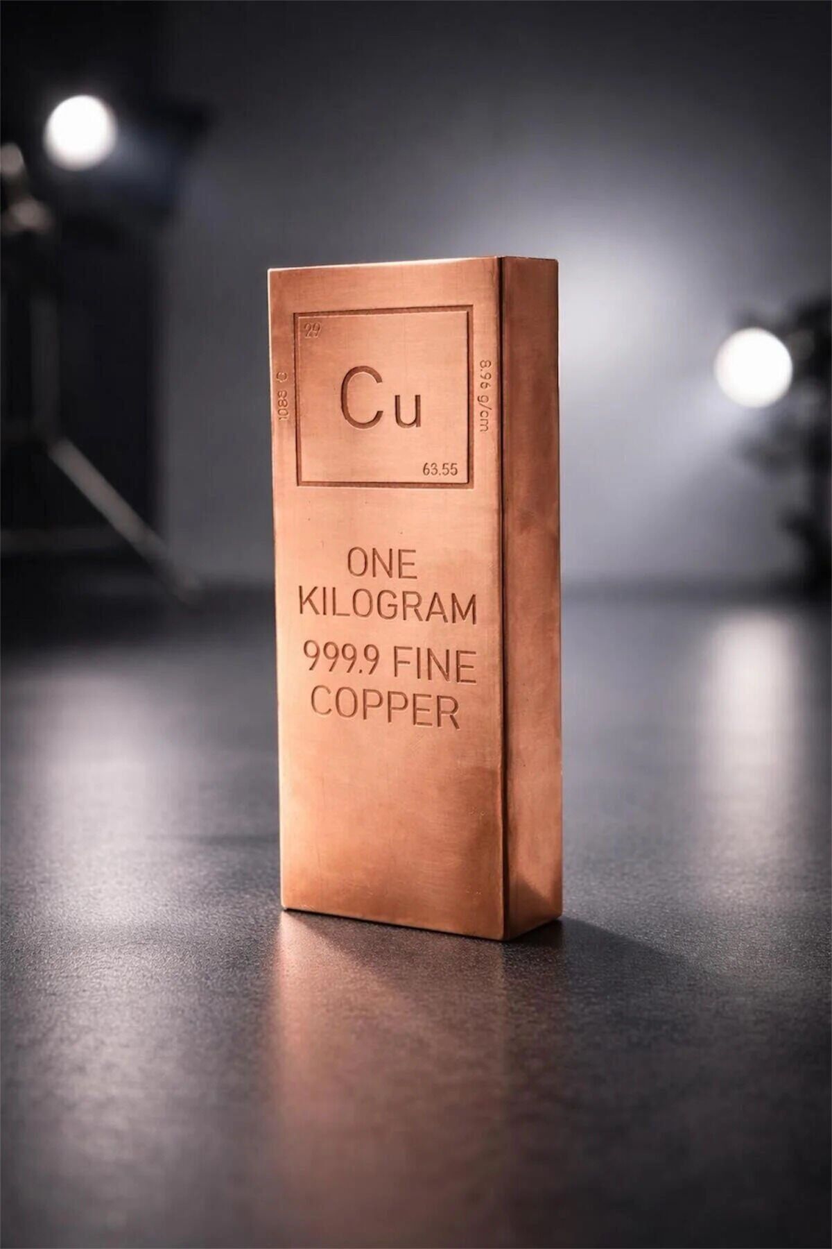 BAKIR KÜLÇE 999.99 Saf Bakır Külçe 1 Kg