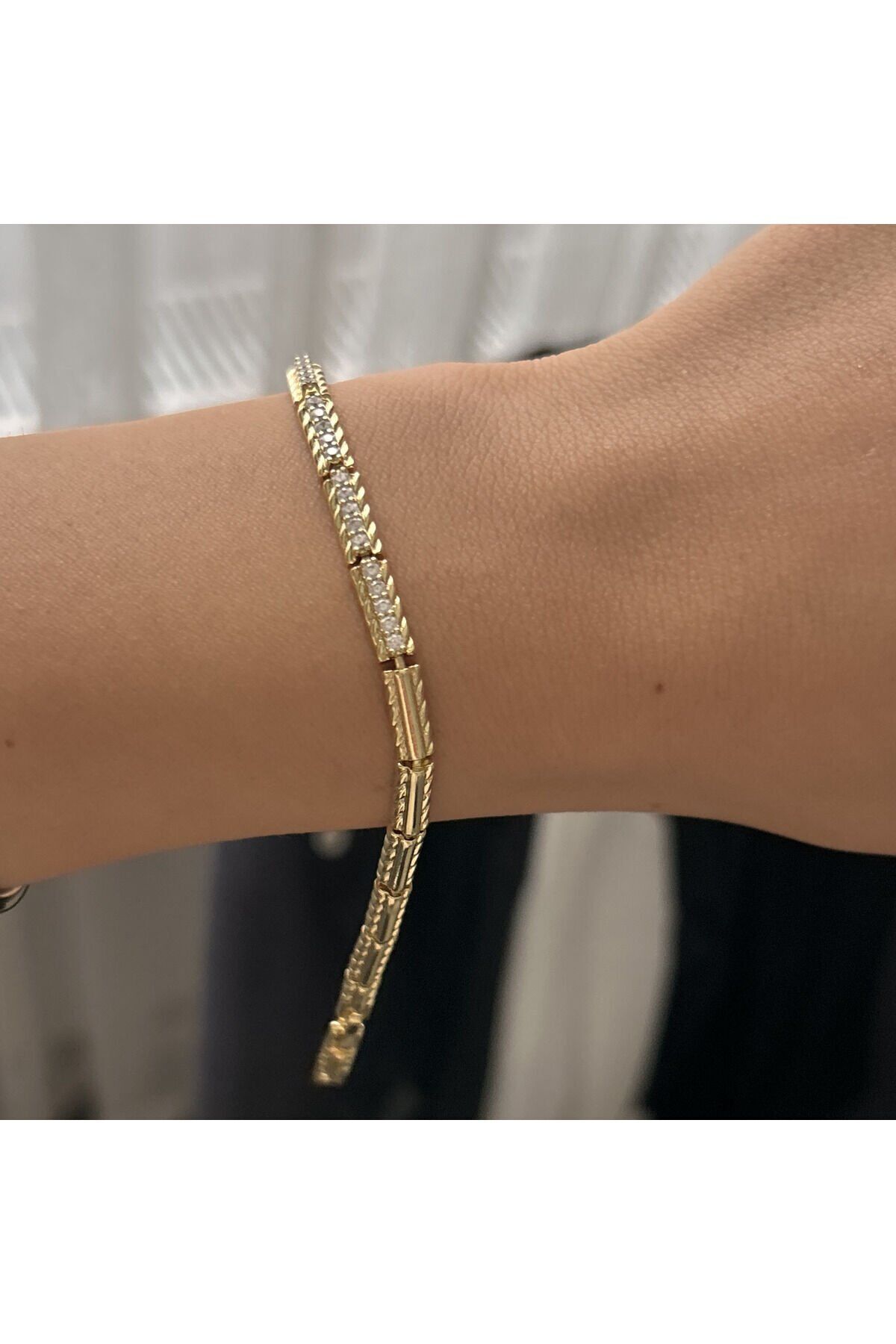 Külçe Altın Model Çelik Kolye